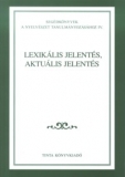 Tinta Knyvkiad: Lexiklis jelents, aktulis jelents