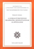 Tinta Knyvkiad: A lexikai-funkcionlis grammatika mondattannak alapfogalmai