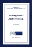 Tinta Knyvkiad: Fogalmi rendszerek s lexikai hlzatok a mentlis lexikonban