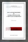 Tinta Knyvkiad: Fogalmi rendszerek s lexikai hlzatok a mentlis lexikonban