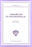 Tinta Knyvkiad: Variabilits s nyelvhasznlat