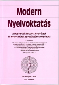 Szpe Gyrgy: Modern Nyelvoktats 2007. 4. szm