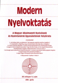 Szpe Gyrgy: Modern Nyelvoktats 2008. 1-2. szm