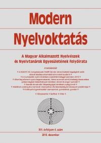 Szpe Gyrgy: Modern Nyelvoktats 2010. 4. szm