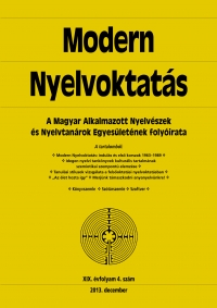 Medgyes Pter: Modern Nyelvoktats 2013. 4. szm