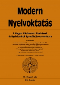 Medgyes Péter: Modern Nyelvoktatás 2014. 4. szám