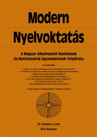 Medgyes Pter: Modern Nyelvoktats 2014. 4. szm