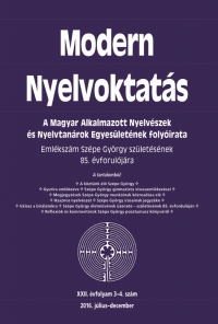 Drth Jlia: Modern Nyelvoktats 2016. 3-4.